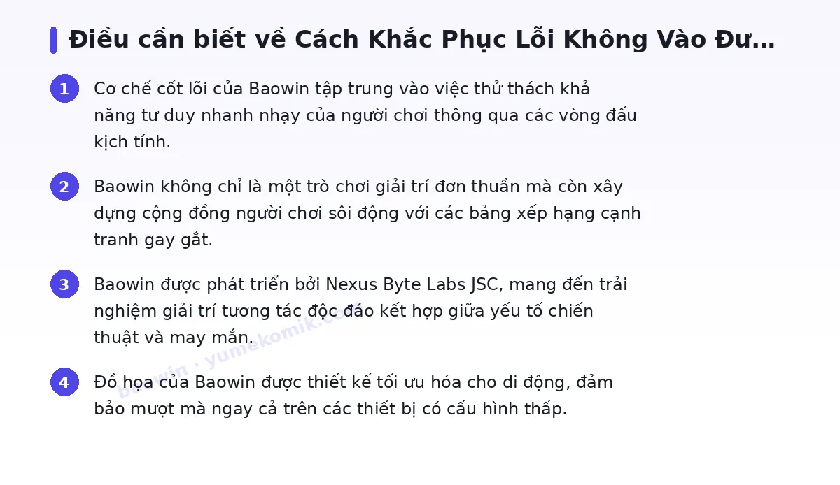 Những điều cần biết về baowin