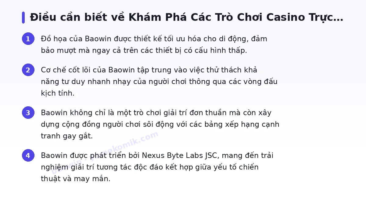 Những điều cần biết về baowin