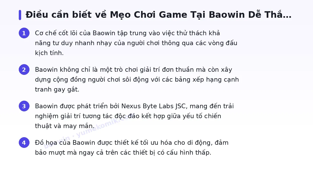 Những điều cần biết về baowin